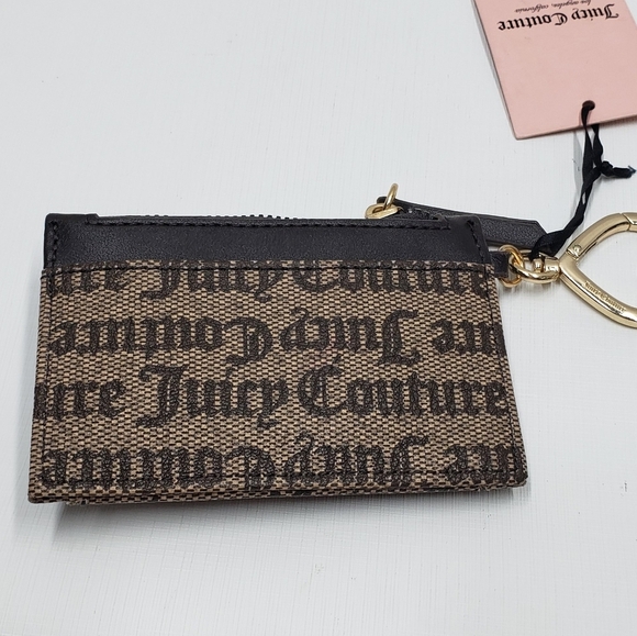 New Juicy Couture Wallet My Heart Will Go On Status Taupe Brown - Picture 4 of 15